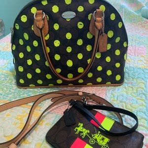 coach purse and wallet set